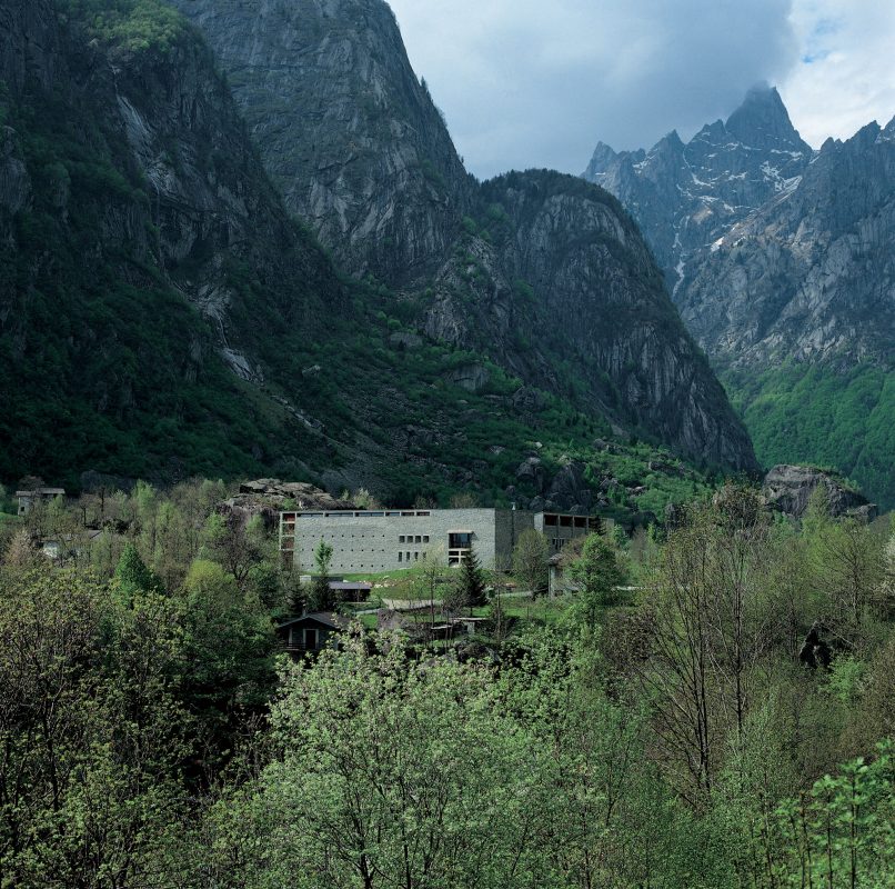 Casa delle Guide Alpine Lodge in Valmasino Sondrio, Italy, 1996 shot by Filippo Simonetti. For 'Same Same', a conversation between two friends – Enrico Taglietti and Gianmatteo Romegialli at Hotel Hotel.