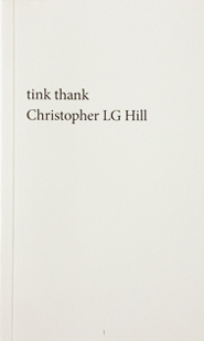 'Tink Thank' by Christopher L G Hill. Book in the Hotel Hotel Library. 