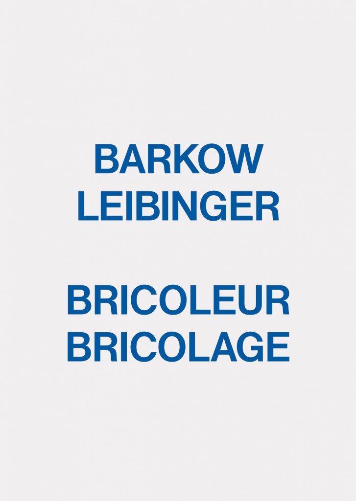 'Bricoleur Bricolage' by Barkow Leibinger. In the Hotel Hotel library.