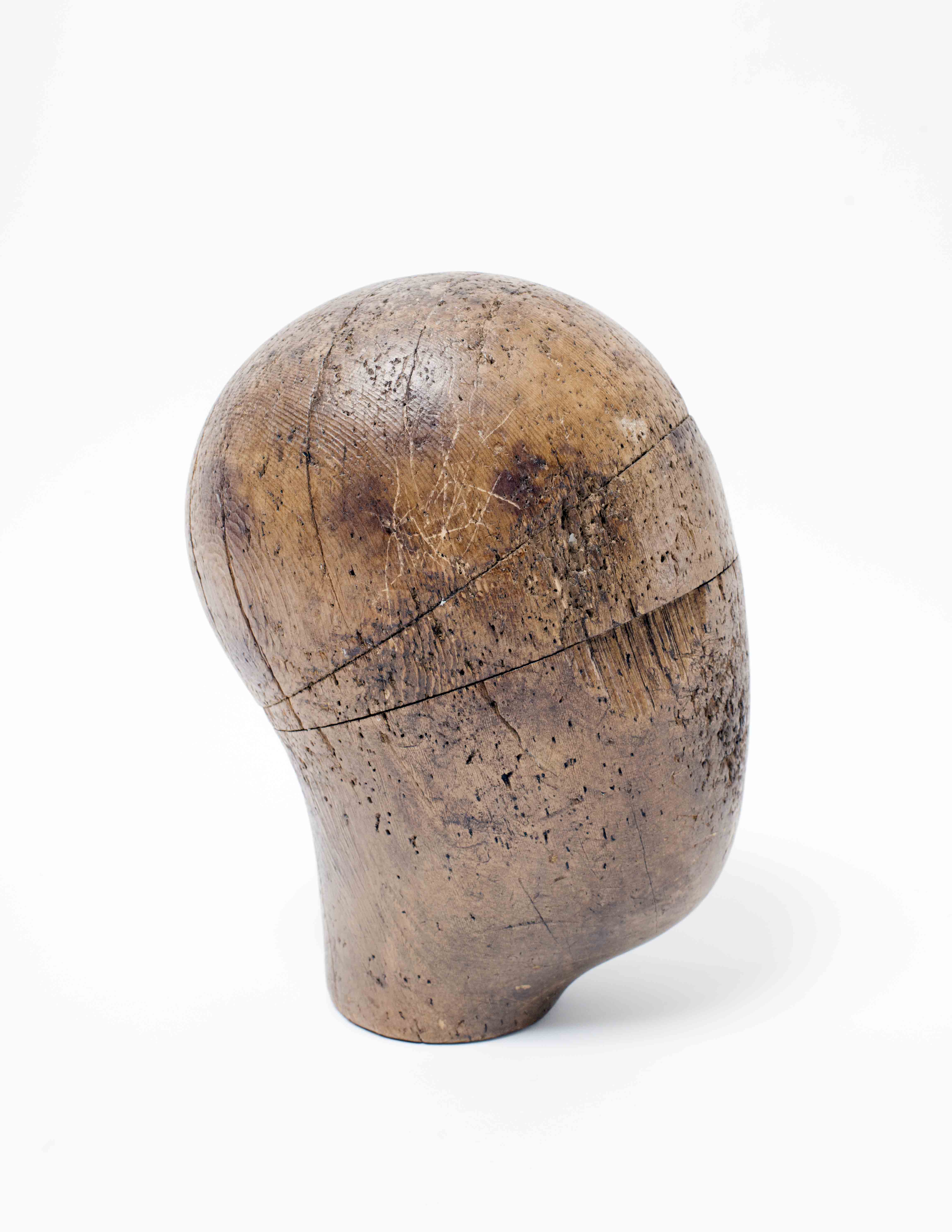 Wooden Head. Found 2011.