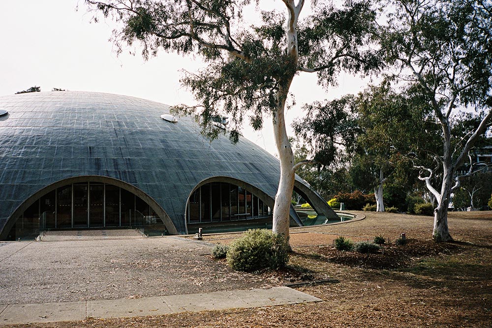 The 'Shine Dome' designed by Roy Grounds, 1959. Shot by Will Neill.