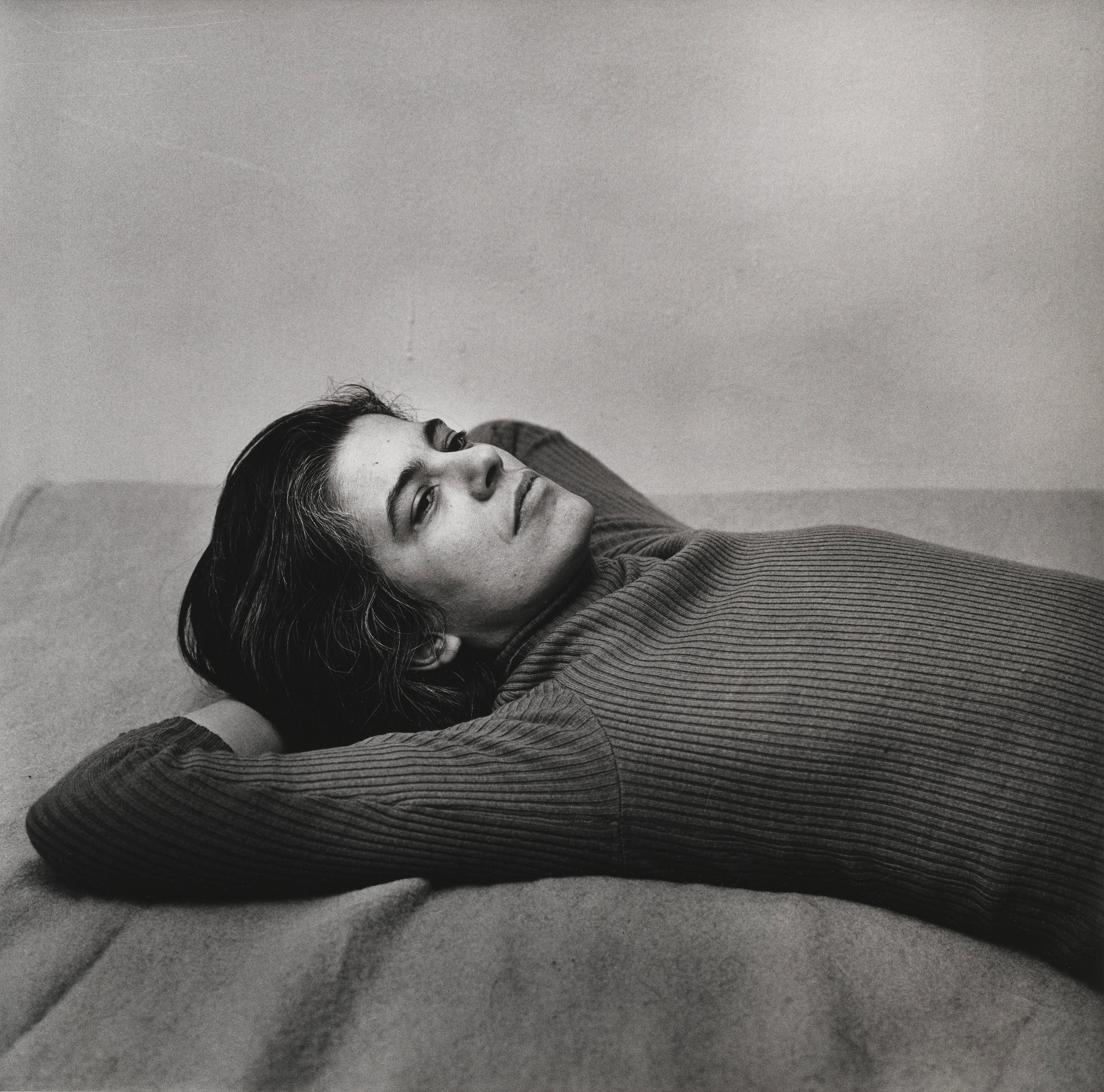 Susan Sontag shot by Peter Hujar, 1975