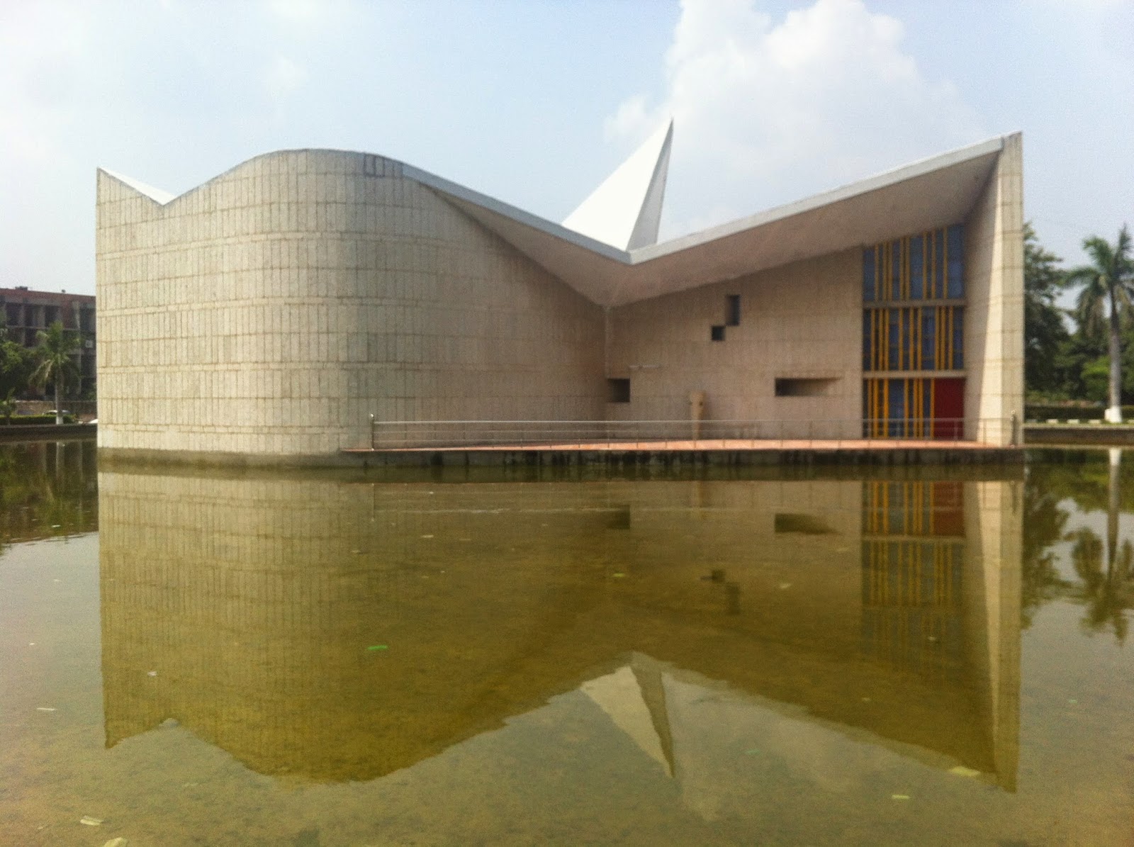 'The Gandhi Bhawan' designed by Pierre Jeanneret, 1959 to 1961.