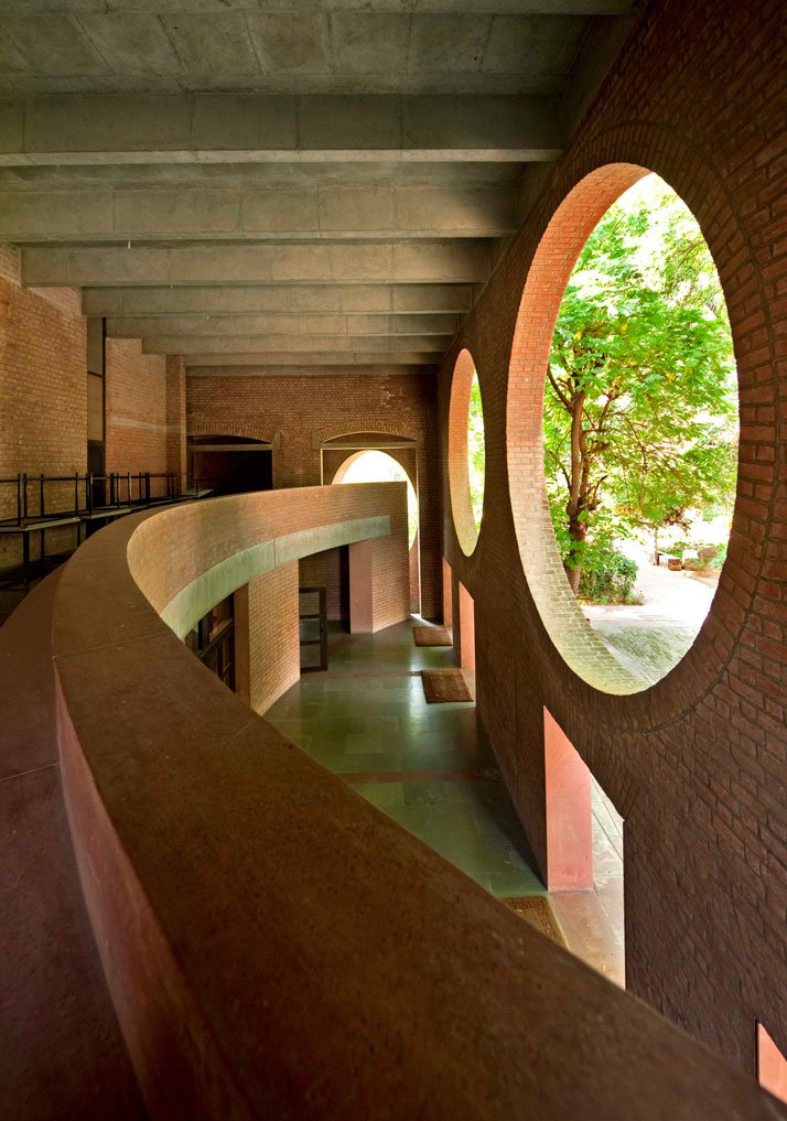 'Indian Institute of Management', Ahmedabad, designed by Louis Kahn, 1962–74.