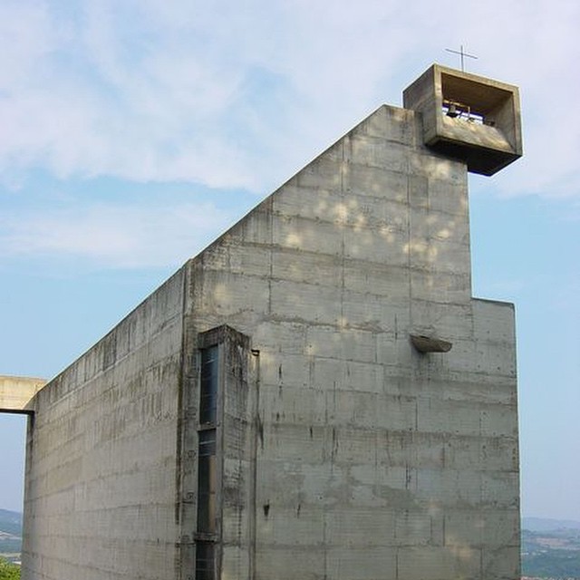 'La Tourette' designed by Le Corbusier and Iannis Xenakis, 1960.