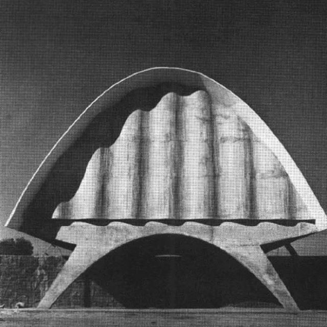 'Pabellón de Rayos Cósmicos' designed by Félix Candela and Jorge González Reyna, 1951. 