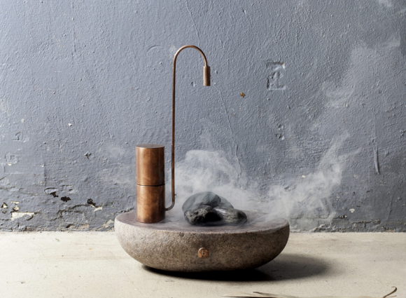 Photo of Marcis Ziemins' smallest sauna shot by Lisa Llappe © Design Academy Eindhoven