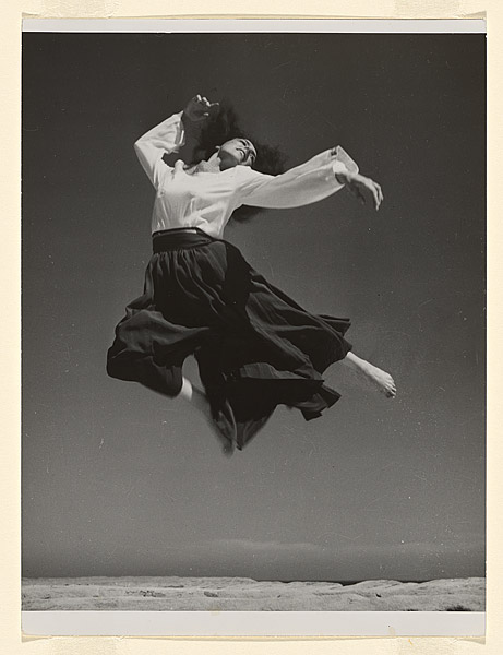 Margaret Michaelis, No title (Female dancer leaning back) 1940–52 gelatin silver photograph image 20.6 x 16.5 cm sheet 22 x 16.5 cm, National Gallery of Australia, Canberra. Gift of the estate of Margaret Michaelis-Sachs, 1986.